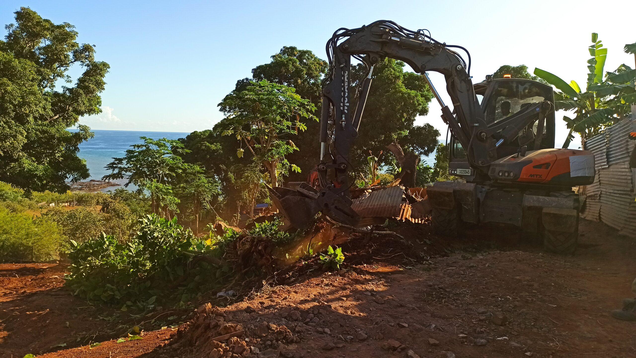 Décasage de 34 Habitats à Mtsamoudou Mayotte