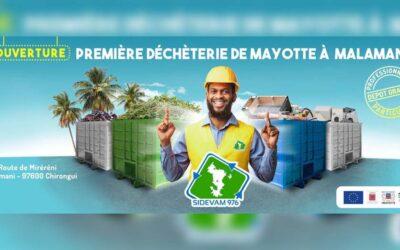 Ouverture de la toute première déchèterie de Mayotte