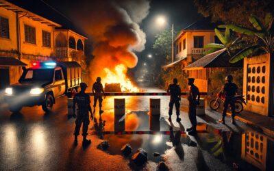 Nuit de tensions à Longoni : un barrage incendié à plusieurs reprises