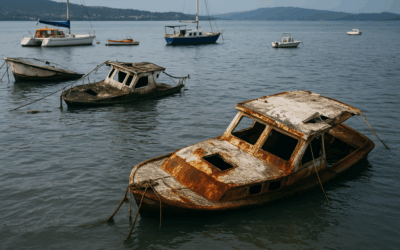 Bateaux fantômes à Mamoudzou : un plan de 2,8 millions d’euros pour faire le ménage dans le lagon