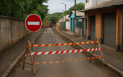 Pamandzi : la rue Matoury fermée à la circulation pendant trois semaines