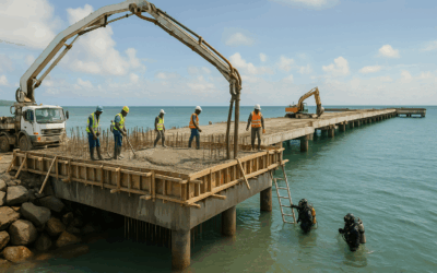 À Dzaoudzi, le nouveau quai Issoufali émerge des flots